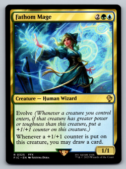 Fathom Mage R 0325 Regular - Final Fantasy MTG Magic The Gathering - Image 1