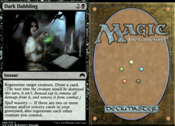 Magic the Gathering -MTG- Dark Dabbling Foil - Image 1