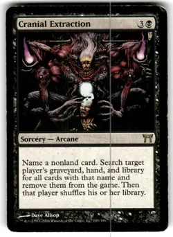 Cranial Extraction Champions of Kamigawa MP Black Rare MAGIC MTG - Image 1