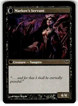Chosen of Markov // Markov's Servant [Dark Ascension] Magic MTG - Image 2