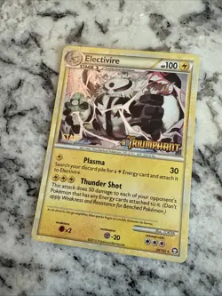 Electivire - 20/102 - Staff Holo Promo (HGSS Triumphant NM Promo Pokemon - Image 1