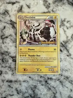 Electivire - 20/102 - Staff Holo Promo (HGSS Triumphant NM Promo Pokemon - Image 2