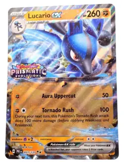 Pokemon Stamped Promos Prismatic Evolutions Lucario Tyranitar ex Premium - Image 5