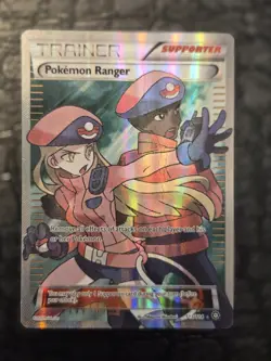 Pokemon Ranger (Full Art) 113/114 XY - Steam Siege Holo Trainer Ultra Rare HP- - Image 3