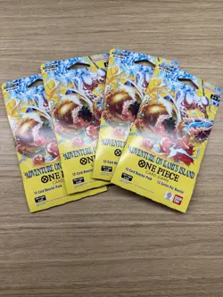 One Piece Op15 Adventure On Kami’s Island Sleeved Booster Pack (Lot of 4) - Image 2