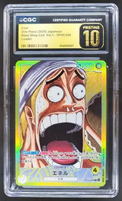 2025 ONE PIECE JP ENEL LEADER OP05-098 CGC 10 PRISTINE D PT - Image 1