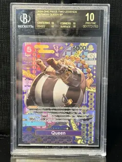 2024 One Piece Two Legends #ST04005 Queen SP BGS 10 BLACK LABEL POP 18 - Image 1