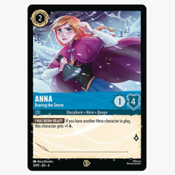 Disney Lorcana Anna - Braving the Storm Promo - Image 1