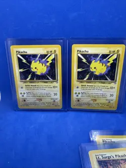 Pokemon cards pikachu Lot Of (9) 84/132, 60/64, 70/111, 002/015, Promo - Image 4