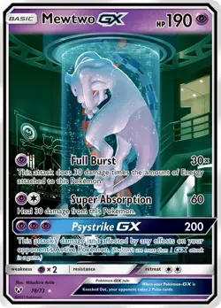 * MEWTWO GX 78/73 * Pokemon Card Wall Decor, Unframed Poster / Prints - Image 2