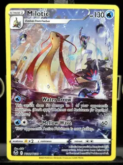 Pokemon Card Milotic TG02/TG30 Silver Tempest Full Art Character Holo Rare NM - Image 3