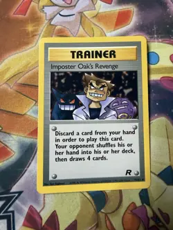 Imposter Oak's Revenge - Team Rocket 76/82 Pokemon Card NM - Image 1