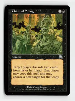 Chain of Smog Uncommon Onslaught Magic: The Gathering Cards - Image 1