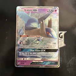 Pokemon TCG Latios GX Unified Minds Holo Ultra Rare Card 78/236 - Image 1