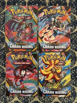 Chaos Rising Trainer Tips Art Card Set ~ Pokemon Build & Battle Deck Exclusive! - Image 1