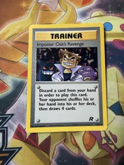 Imposter Oak's Revenge - Team Rocket 76/82 Pokemon Card NM - Image 1