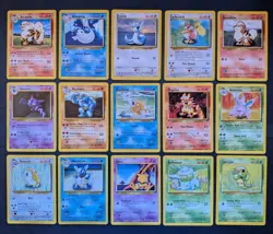 Base Set Lot 48 Cards - Uncommons & Commons - No Duplicates - NM - Pokemon 1999 - Image 3