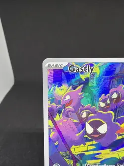 Pokemon TCG Gastly Illustration Rare IR Holo Card 177/162 Temporal Forces - Image 2