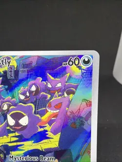 Pokemon TCG Gastly Illustration Rare IR Holo Card 177/162 Temporal Forces - Image 3