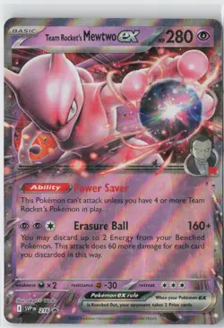 Team Rocket's Mewtwo ex - Holo Promo SV: Scarlet & Violet Promo Cards 216 NM - Image 1