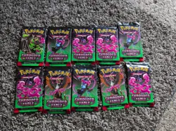 Lot of 10 Shrouded Fable Sealed Booster Packs Pokemon TCG - Image 1