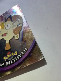 Miaouss-Meowth #52_ Foil_ Pokemon Topps Series 1_French_ Excellent - Image 3