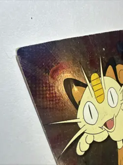 Miaouss-Meowth #52_ Foil_ Pokemon Topps Series 1_French_ Excellent - Image 5