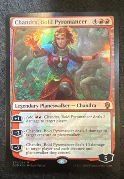 Chandra, Bold Pyromancer Dominaria Foil - Image 1