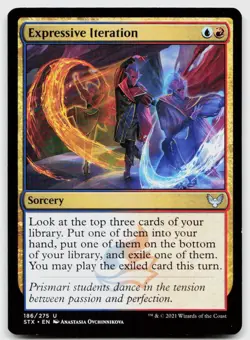 Expressive Iteration #186 (NM) Strixhaven STX Magic MTG - Image 1