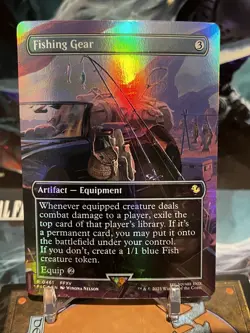 MTG | Fishing Gear ✨FOIL✨ [FINAL FANTASY Scene] - Image 1
