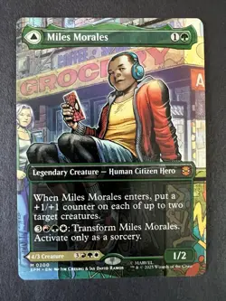 NM Borderless Miles Morales, MGT, Modern Horizons 3, Magic the Gathering, 200 - Image 2