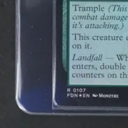 2024 MAGIC: THE GATHERING FOUNDATIONS #0107 MOSSBORN HYDRA FOIL - Image 4