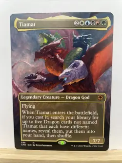 Tiamat (Borderless) Adventures in the Forgotten Realms Regular - Image 1
