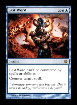 MTG Last Word LP Light Play Darksteel [4652] - Image 1