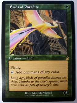 Birds of Paradise - Retro Rare - MTG: Ravnica Remastered - #344 NM - Image 1