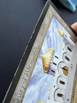 Library of Alexandria Magic The Gathering Arabian Nights Vintage LP **INKED** - Image 2