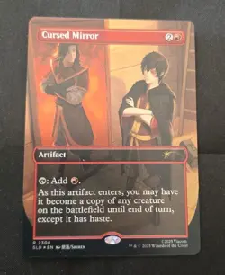 MTG Cursed Mirror (Rainbow Foil) Secret Lair x Avatar The Last Airbender 2308 NM - Image 1