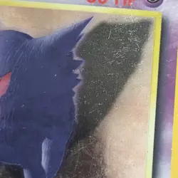 Pokemon Gengar 5/62 Fossil Holo Rare 1999 WOTC Damaged Warped See Pics - Image 2