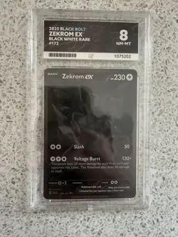Pokemon TCG Zekrom EX BWR 172/086 Black Bolt Ace 8 Near Mint 🔥🔥🔥🔥🔥 - Image 1