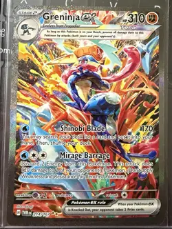 2024 POKEMON GRENINJA EX TWILIGHT MASQUERADE SPECIAL ILLUSTRATION #214/167! MINT - Image 1