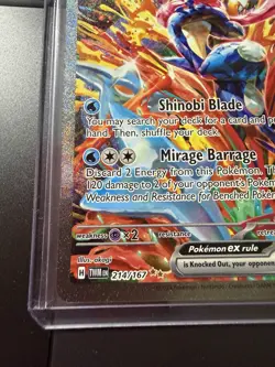 2024 POKEMON GRENINJA EX TWILIGHT MASQUERADE SPECIAL ILLUSTRATION #214/167! MINT - Image 5