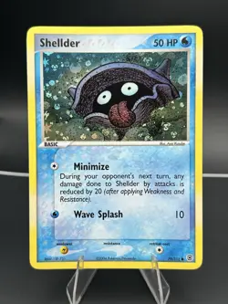 Pokemon TCG Holo 3 Card Lot Shellder Voltorb Mankey Fire Red Leaf Green Legends - Image 2
