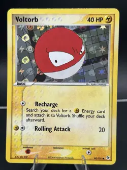 Pokemon TCG Holo 3 Card Lot Shellder Voltorb Mankey Fire Red Leaf Green Legends - Image 4