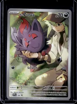 2023-25 Pokemon SV Black Star Promos N's Zorua #189 - Image 1