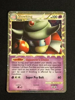 Pokemon TCG Undaunted Slowking Prime Holo Ultra Rare Card 85/90 NM-/LP+ - Image 1
