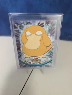 Psyduck #54 Pokemon 1999 Topps TV Animation Edition Series 1 Blue Logo - Image 1