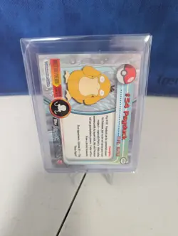 Psyduck #54 Pokemon 1999 Topps TV Animation Edition Series 1 Blue Logo - Image 2