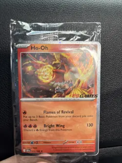 Pokemon TCG Ho-Oh EB Games Stamped Promo 010/086 Chaos Rising Preorder (SEALED!) - Image 1