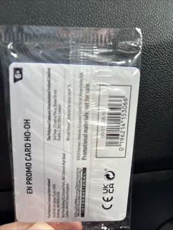 Pokemon TCG Ho-Oh EB Games Stamped Promo 010/086 Chaos Rising Preorder (SEALED!) - Image 2