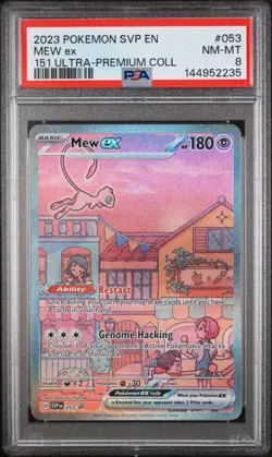 2023 POKEMON SVP 151 ULTRA-PREMIUM COLLECTION #053 MEW EX PSA 8 - Image 1